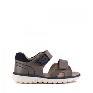 Chlapecké Sandály Clarks Roam Surf Toddler Šedé | CZ-702485