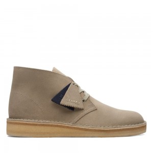 Dámské Kotníkové Boty Clarks Desert Coal Šedé | CZ-073265