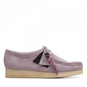 Dámské Obuv Clarks Wallabee Fialové | CZ-746251