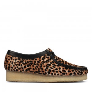 Dámské Obuv Clarks Wallabee Leopard | CZ-175049