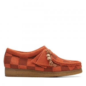 Dámské Obuv Clarks Wallabee Oranžové | CZ-160875