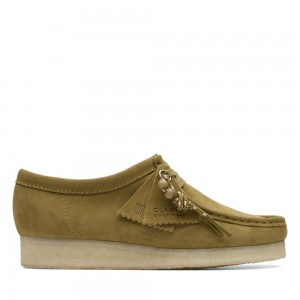 Dámské Obuv Clarks Wallabee Zelene | CZ-509364