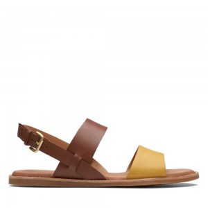 Dámské Sandály Ploché Clarks Karsea Strap Hnědé | CZ-187359