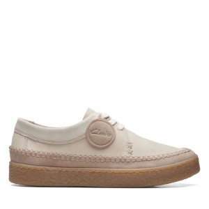 Dámské Tenisky Clarks Barleigh Weave Bílé | CZ-519064