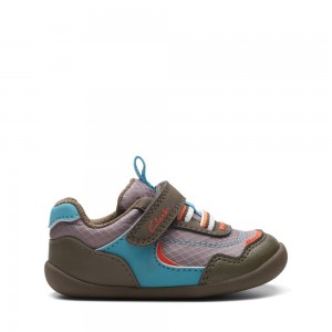 Dívčí Obuv Clarks Roamer Sport Toddler Hnědožlutý | CZ-514362