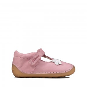 Dívčí Obuv Clarks Tiny Sun Toddler Růžové | CZ-327816