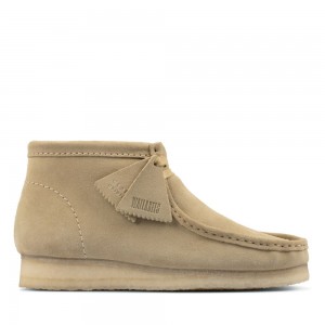 Pánské Kotníkové Boty Clarks Wallabee Boot Hnědé | CZ-963124