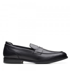 Pánské Loafers Clarks Bradish Ease Černé | CZ-729813