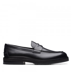 Pánské Loafers Clarks Craft North Lo Černé | CZ-518479