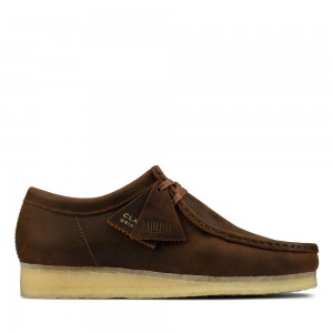 Pánské Obuv Clarks Wallabee Hnědé | CZ-371652