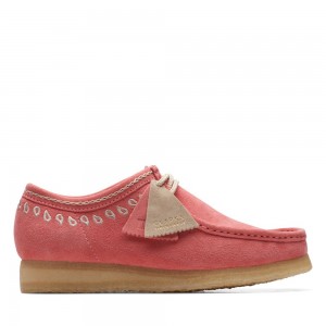 Pánské Obuv Clarks Wallabee Růžové | CZ-279610