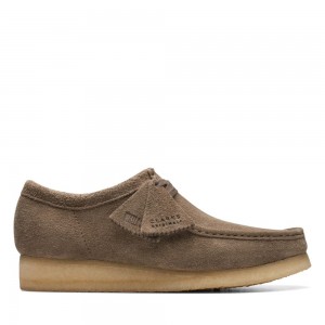 Pánské Obuv Clarks Wallabee Tmavě Šedé | CZ-289513