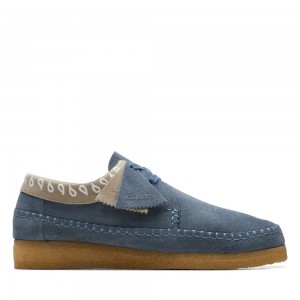 Pánské Originals Clarks Weaver Tmavě Blankyt | CZ-980462