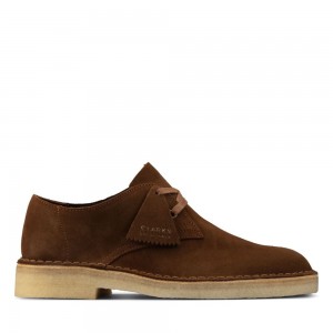 Pánské Společenské Boty Clarks Desert Khan Hnědé | CZ-032574