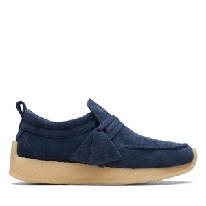 Pánské Tenisky Clarks Maycliffe Tmavě Blankyt | CZ-046917