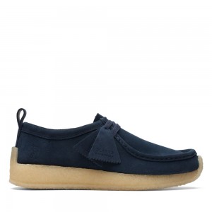 Pánské Tenisky Clarks Rossendale Tmavě Blankyt | CZ-596431