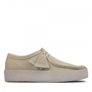 Pánské Tenisky Clarks Wallabee Cup Bílé | CZ-782569