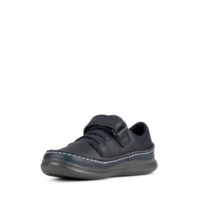 Chlapecké Obuv Clarks Crest Aero Toddler Tmavě Blankyt | CZ-524931