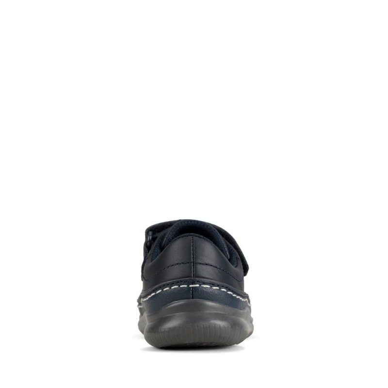 Chlapecké Obuv Clarks Crest Aero Toddler Tmavě Blankyt | CZ-524931