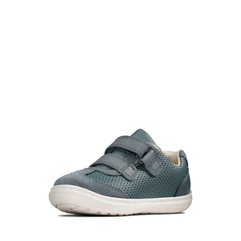 Chlapecké Obuv Clarks Flash Beau Toddler Tmavě Blankyt | CZ-290168