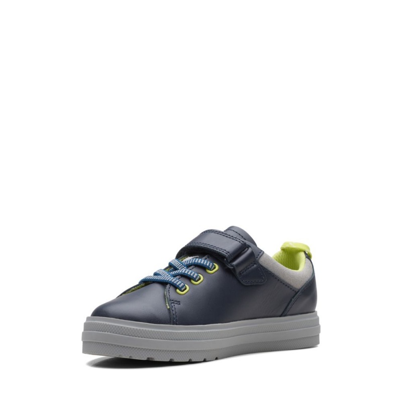 Chlapecké Obuv Clarks Nova Beat Tmavě Blankyt | CZ-268473