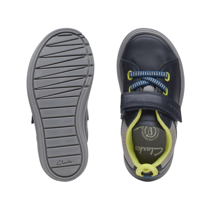 Chlapecké Obuv Clarks Nova Beat Toddler Tmavě Blankyt | CZ-274610