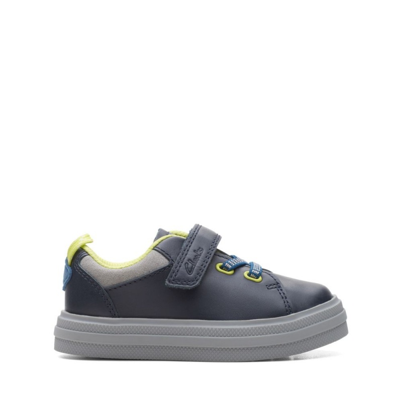 Chlapecké Obuv Clarks Nova Beat Toddler Tmavě Blankyt | CZ-274610