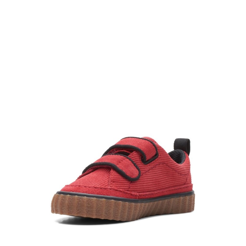 Chlapecké Obuv Clarks River Tor Toddler Červené | CZ-506718