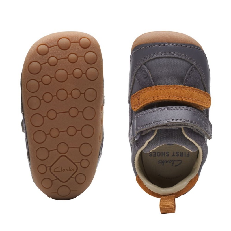 Chlapecké Obuv Clarks Tiny Fawn Toddler Šedé | CZ-986523