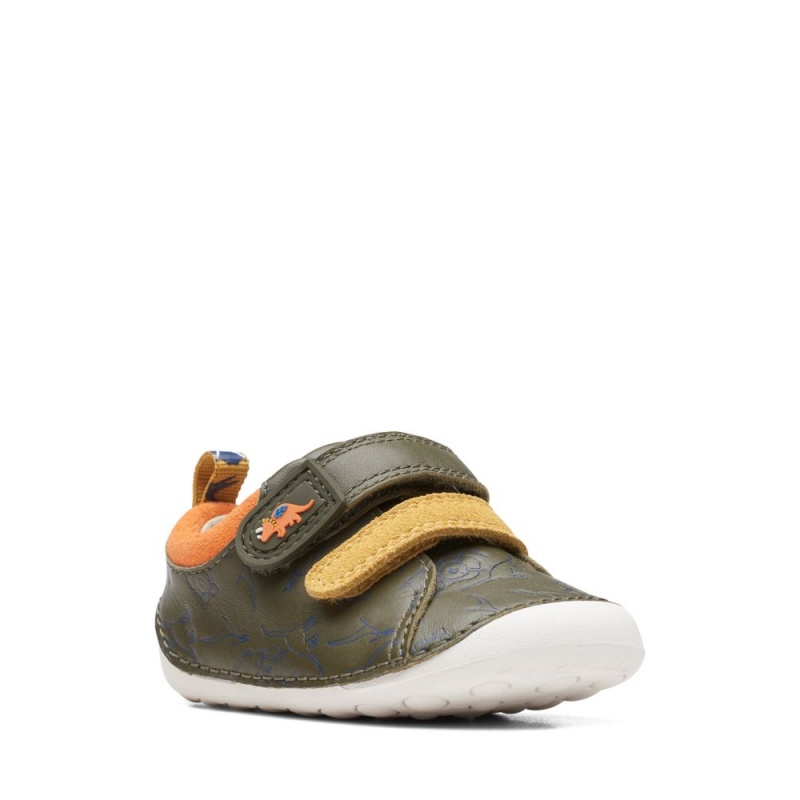 Chlapecké Obuv Clarks Tiny Rex Toddler Hnědožlutý | CZ-387012