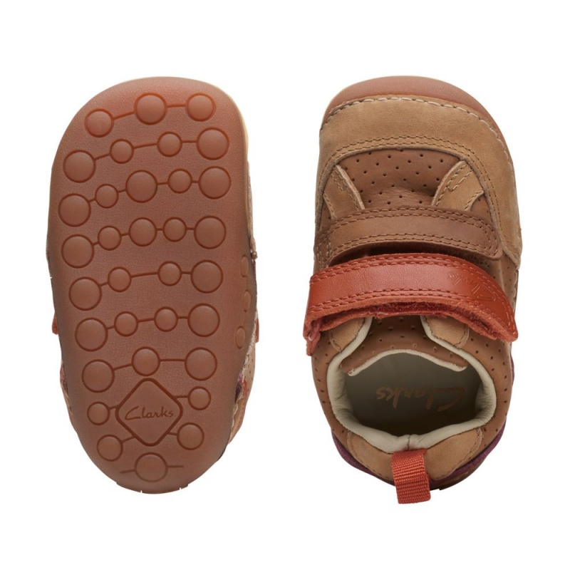 Chlapecké Obuv Clarks Tiny Sky Toddler Hnědé | CZ-674251