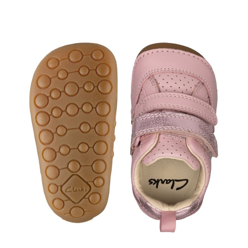 Chlapecké Obuv Clarks Tiny Sky Toddler Světle Růžové | CZ-591732