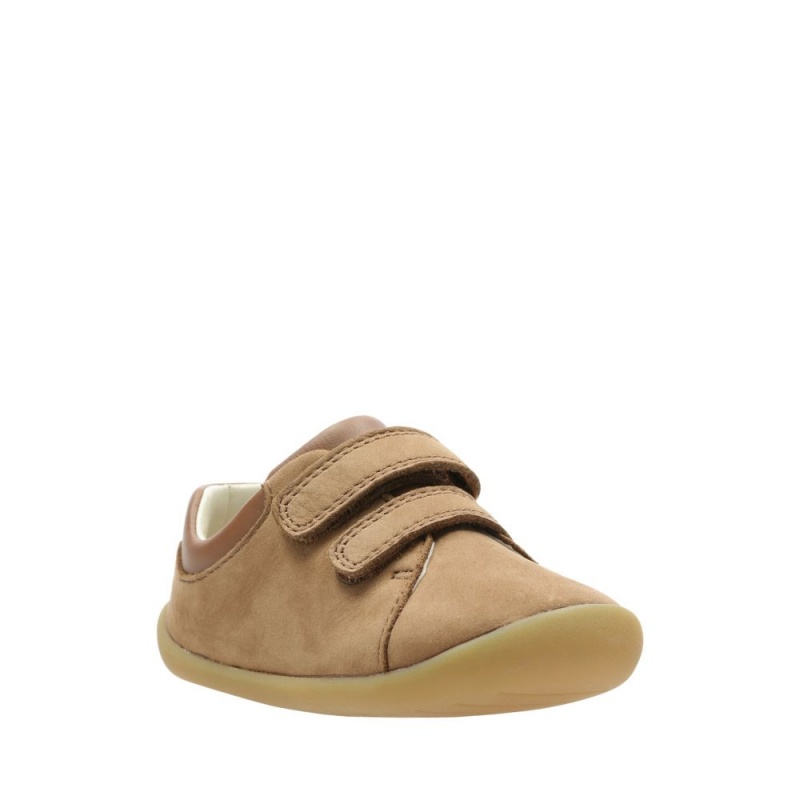 Chlapecké Plátěné Boty Clarks Roamer Craft Toddler Hnědé | CZ-148670