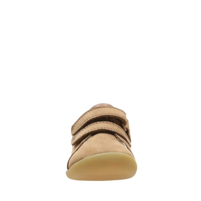 Chlapecké Plátěné Boty Clarks Roamer Craft Toddler Hnědé | CZ-148670