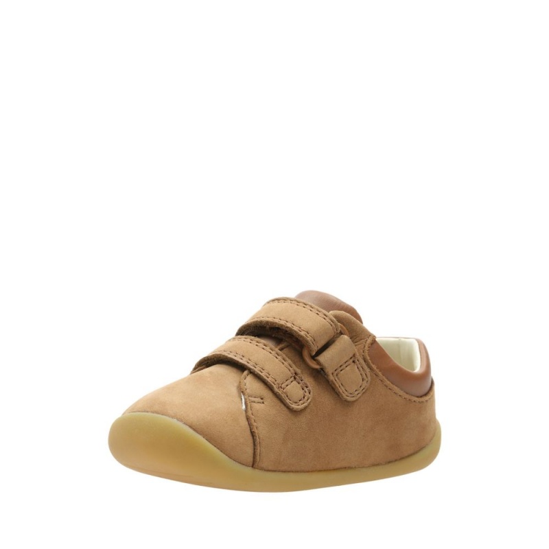 Chlapecké Plátěné Boty Clarks Roamer Craft Toddler Hnědé | CZ-148670