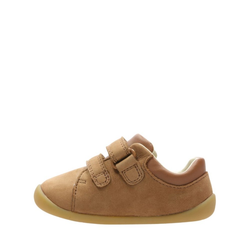 Chlapecké Plátěné Boty Clarks Roamer Craft Toddler Hnědé | CZ-148670