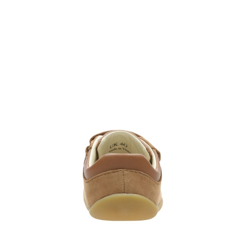 Chlapecké Plátěné Boty Clarks Roamer Craft Toddler Hnědé | CZ-148670