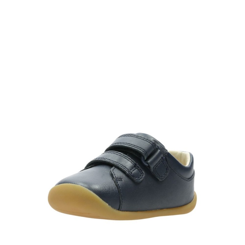 Chlapecké Plátěné Boty Clarks Roamer Craft Toddler Tmavě Blankyt | CZ-064873