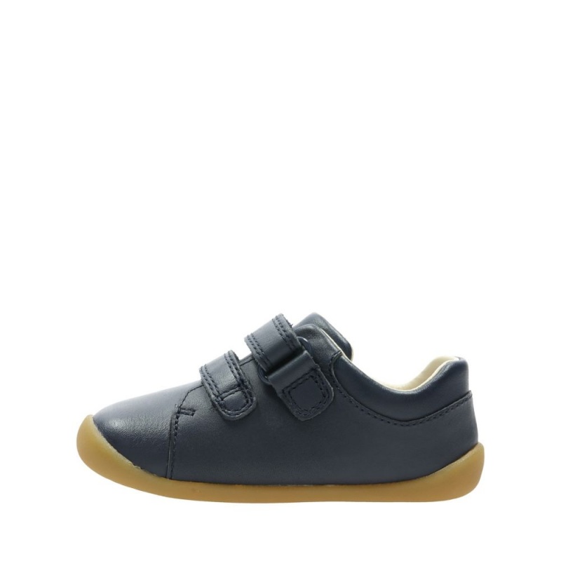 Chlapecké Plátěné Boty Clarks Roamer Craft Toddler Tmavě Blankyt | CZ-064873