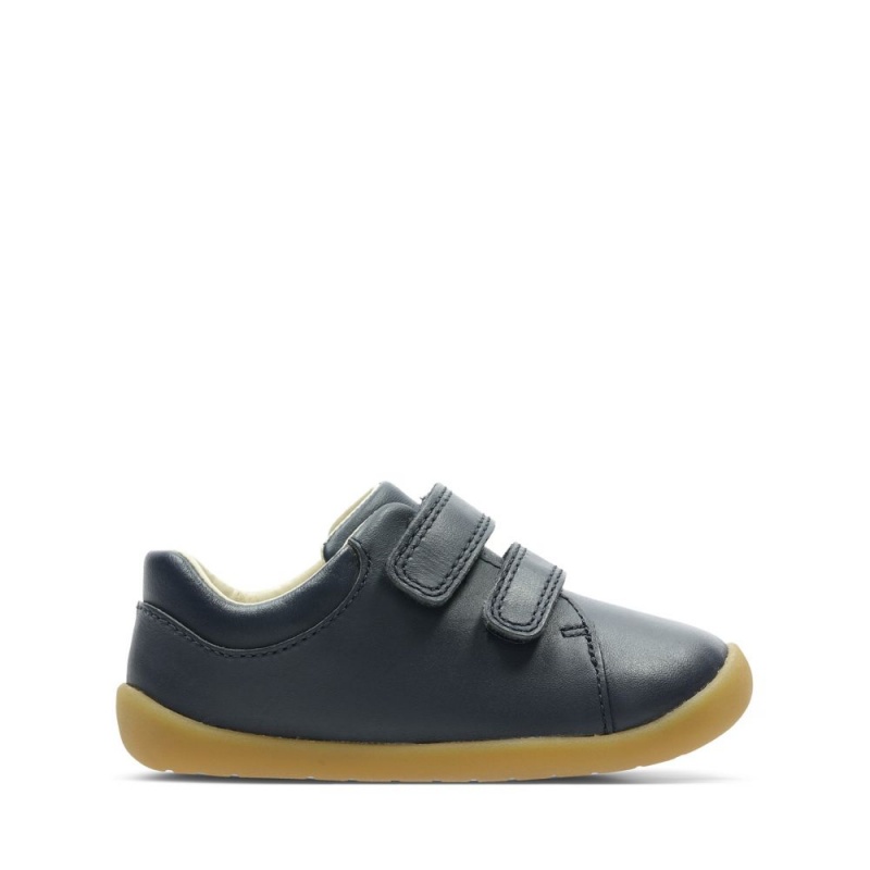 Chlapecké Plátěné Boty Clarks Roamer Craft Toddler Tmavě Blankyt | CZ-064873