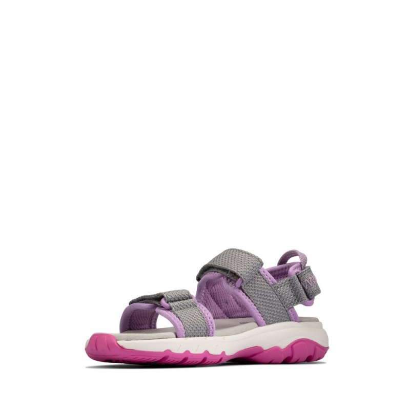 Chlapecké Sandály Clarks Expo Sea Toddler Tmavě Šedé | CZ-705412