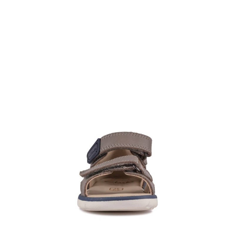 Chlapecké Sandály Clarks Roam Surf Toddler Šedé | CZ-702485