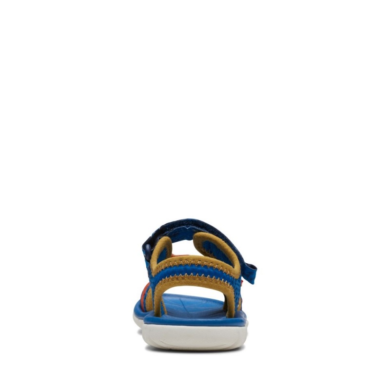 Chlapecké Sandály Clarks Surfing Tide Toddler Blankyt | CZ-437128