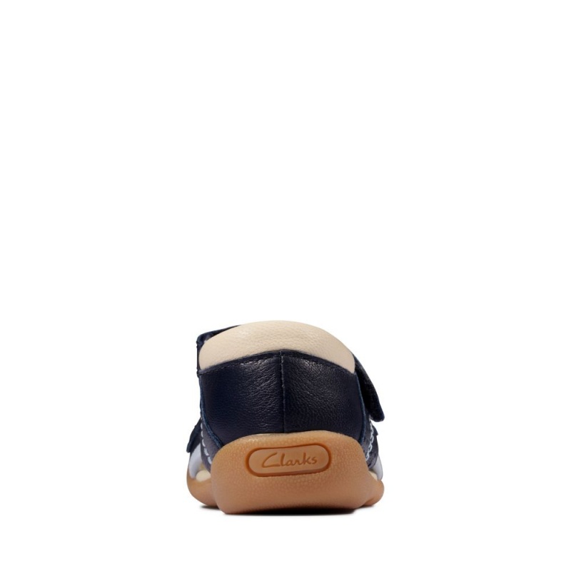 Chlapecké Sandály Clarks Zora Spirit Toddler Tmavě Blankyt | CZ-106938