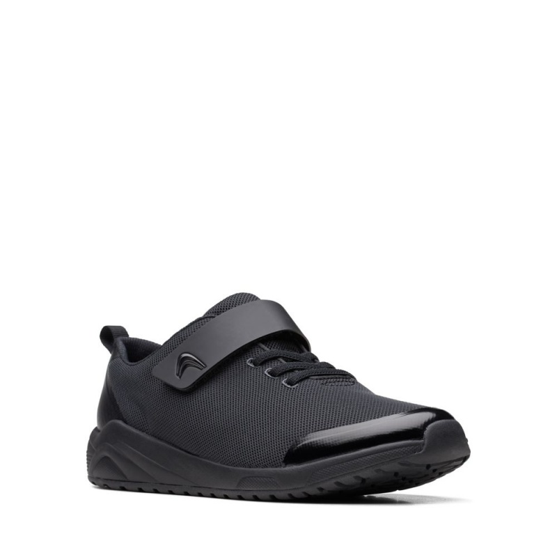 Chlapecké Tenisky Clarks Aeon Pace Youth Černé | CZ-708254