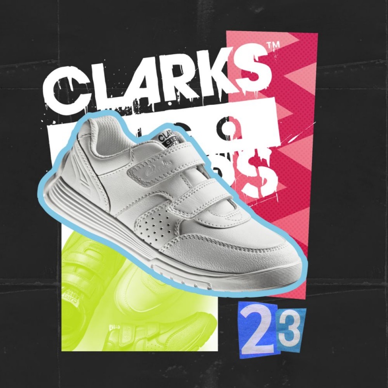 Chlapecké Tenisky Clarks CICA Star Orb Bílé | CZ-812746