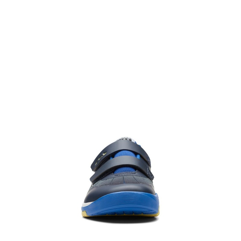 Chlapecké Tenisky Clarks CICA Star Run Tmavě Blankyt | CZ-538942