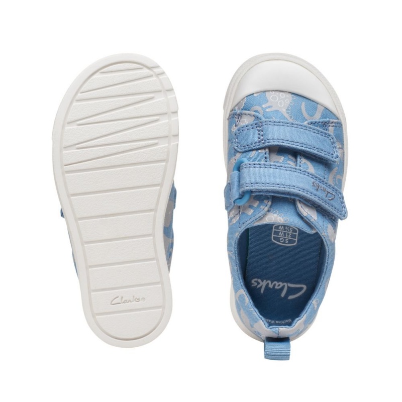 Chlapecké Tenisky Clarks City Bright Toddler Blankyt Viacfarebný | CZ-054316