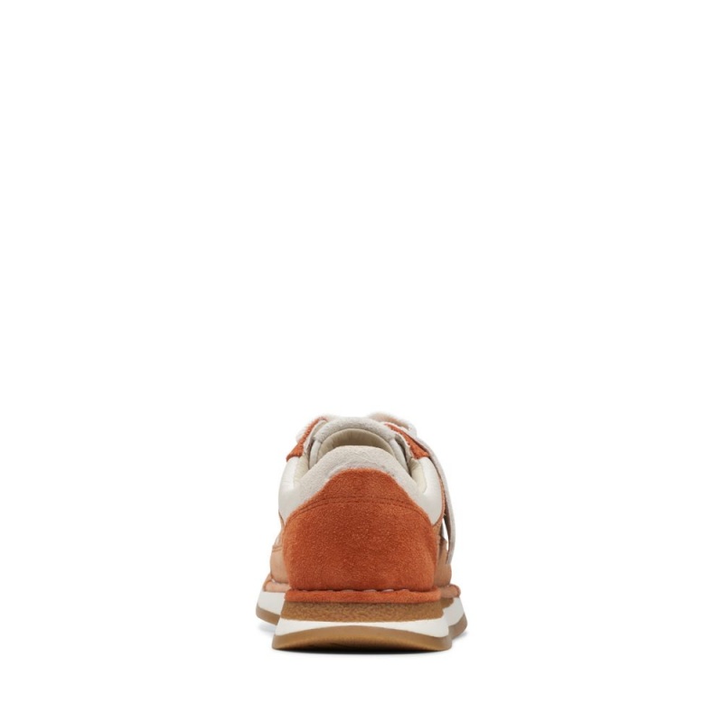 Chlapecké Tenisky Clarks Craft Run Tor Hnědé Bílé | CZ-420967