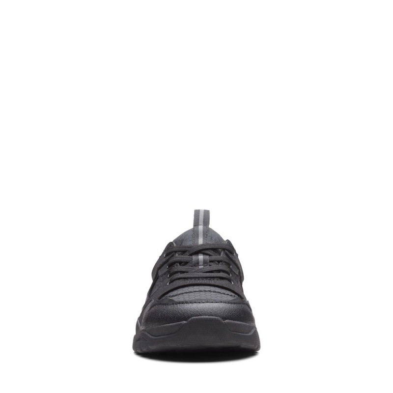 Chlapecké Tenisky Clarks Feather Jump Older Černé | CZ-813560